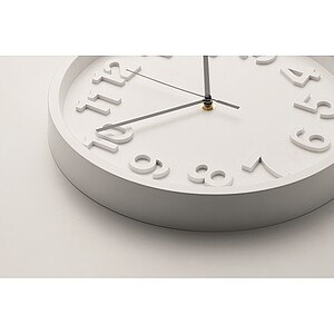 Nástěnné hodiny z PP, bílá