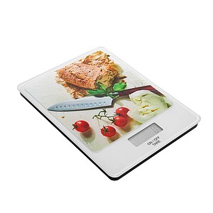 NAZLI Digitální kuchyňská váha s povrchem z tvrzeného skla - reklamní předměty
