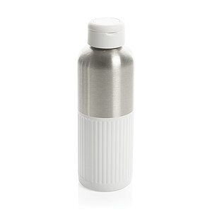 Nepropustná láhev na vodu RCS R-steel s držadlem 750 ml, bílá