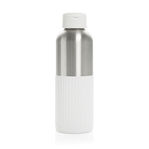 Nepropustná láhev na vodu RCS R-steel s držadlem 750 ml, bílá