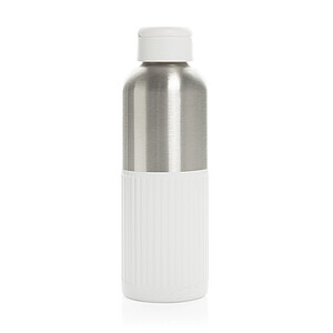 Nepropustná láhev na vodu RCS R-steel s držadlem 750 ml, bílá