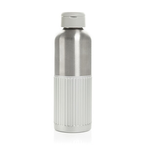 Nepropustná láhev na vodu RCS R-steel s držadlem 750 ml, šedá