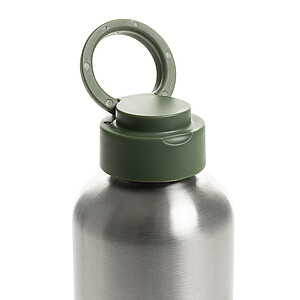 Nepropustná láhev na vodu RCS R-steel s držadlem 750 ml, vojenská zelená