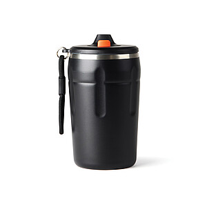 Nepropustný termohrnek na kávu Nordic Drift 350 ml z RCS, černá