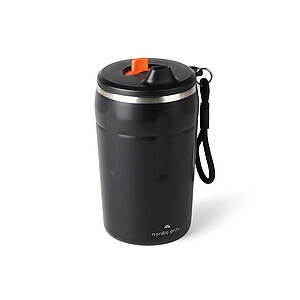 Nepropustný termohrnek na kávu Nordic Drift 350 ml z RCS, černá