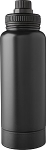 Nerezová dvojstenná fľaša 1000 ml, čierna