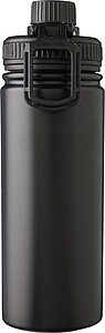 Nerezová dvoustěnná láhev 500 ml, černá