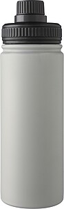 Nerezová dvoustěnná láhev 500 ml, šedá