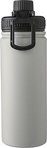 Nerezová dvoustěnná láhev 500 ml, šedá