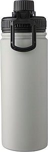 Nerezová dvoustěnná láhev 500 ml, šedá