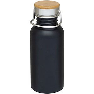 Nerezová fľaša na pitie, 550ml, čierna