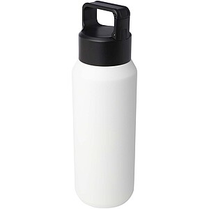 Nerezová fľaša na vodu 600 ml s medenou vákuovou izoláciou, biela