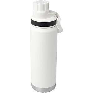 Nerezová fľaša na vodu 700 ml s medenou vákuovou izoláciou, biela