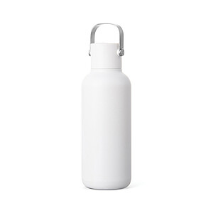 Nerezová fľaša VINGA Cael 600 ml z RCS, biela