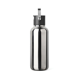 Nerezová fľaša VINGA Cael 600 ml z RCS, sivá
