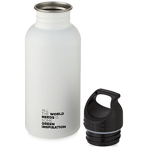Nerezová láhev na pití, 500ml, bílá