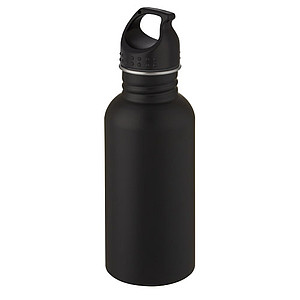 Nerezová láhev na pití, 500ml, černá