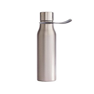 Nerezová láhev na pití, 550ml, s antracitovým poutkem
