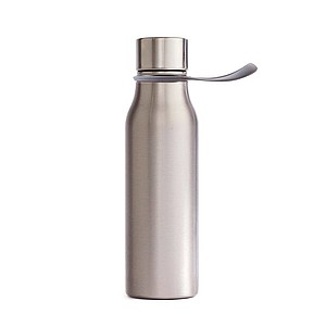 Nerezová láhev na pití, 550ml, s antracitovým poutkem