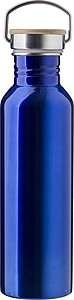 Nerezová láhev na pití, 700ml, šroubovací víčko, modrá