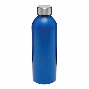 Nerezová láhev na pití se šroubovacím víčkem, 750ml, modrá