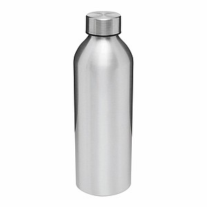 Nerezová láhev na pití se šroubovacím víčkem, 750ml, stříbrná