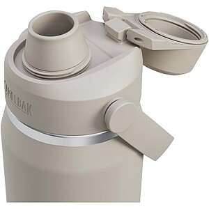 Nerezová láhev na vodu se šroubovacím uzávěrem 750ml, Světle šedá