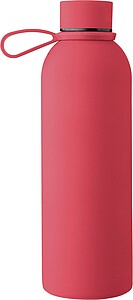 Nerezová láhev s dvojitou stěnou 500 ml, červená