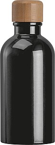 Nerezová láhev s karabinou 400 ml, černá