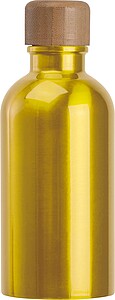 Nerezová láhev s karabinou 400 ml, žlutá