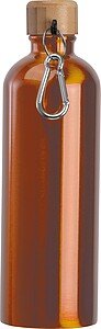 Nerezová láhev s karabinou 750 ml, oranžová