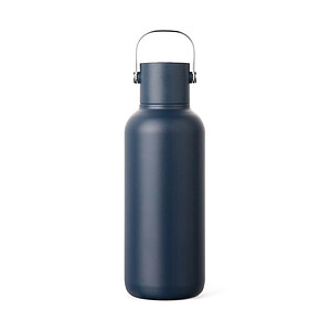 Nerezová láhev VINGA Cael 600 ml z RCS, námořní modrá