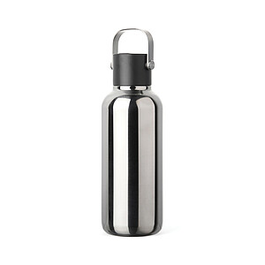 Nerezová láhev VINGA Cael 600 ml z RCS, šedá