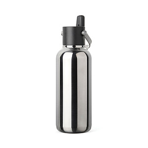 Nerezová láhev VINGA Cael 600 ml z RCS, šedá
