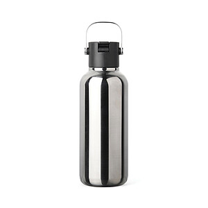 Nerezová láhev VINGA Cael 600 ml z RCS, šedá