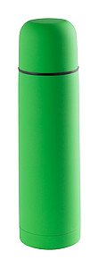 Nerezová pogumovaná termoska, 500 ml, zelená