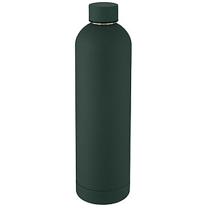 Nerezová termo fľaša, 1l, zelená
