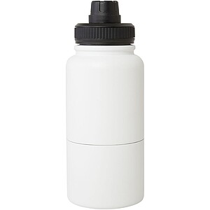 Nerezová termoska, 530ml, s odnímatelnou spodní částí 340ml, bílá