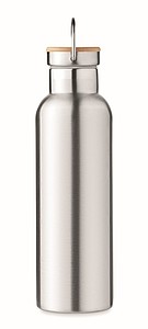 Nerezová termoska, 750ml s bambusovým víčkem