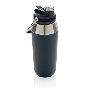 Nerezová termoska o objemu 1l, námořní modrá