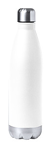 Nerezová termoska ve tvaru láhve, 750ml, izolovaná mědí, bílá