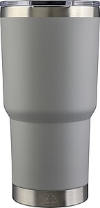 Nerezový dvoustěnný hrnek 590 ml, bílá