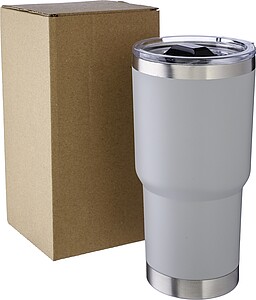 Nerezový dvoustěnný hrnek 590 ml, šedá