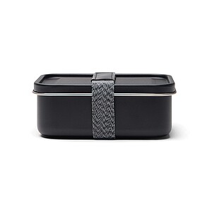 Nerezový lunchbox, čierna