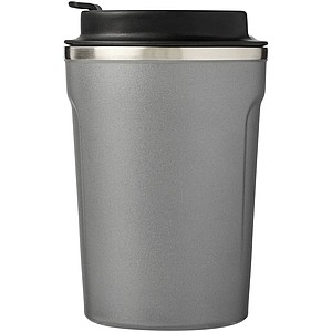 Nerezový vakuový termohrnek s pevným uzávěrem, objem 360 ml, tmavě šedá