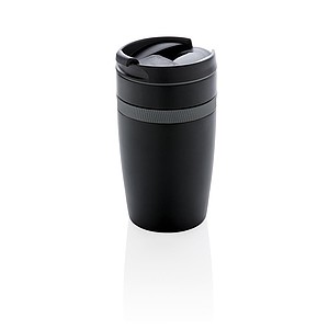 Nespretokový termohrnček Sierra, čierna
