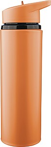 NEVRA Láhev na pití z recyklované nerezové oceli, 500 ml, oranžová