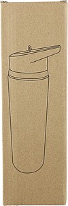 NEVRA Láhev na pití z recyklované nerezové oceli, 500 ml, světle modrá