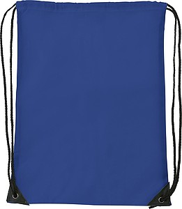 NIMBO Stahovací batoh s vyztuženými rohy, kobaltově modrý - batoh s potiskem