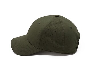Nízkoprofilová 6panelová kšiltovka, vojenská zelená